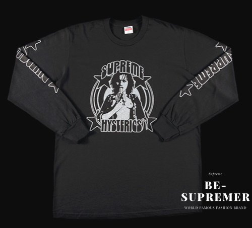 Supreme(シュプリーム) HYSTERIC GLAMOUR L/S Tee ロンT ブラック 新品通販 - Be-Supremer