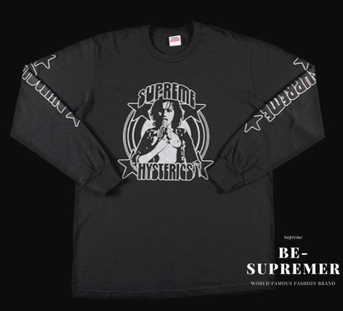 Supreme シュプリーム 21SS HYSTERIC GLAMOUR L/S Tee ヒステリックグラマー ロングスリーブTシャツ ロンT  ブラック | 最新のトレンドアイテムを取り揃えたSupremeのロングスリーブTシャツ - Supreme(シュプリーム)オンライン通販専門店