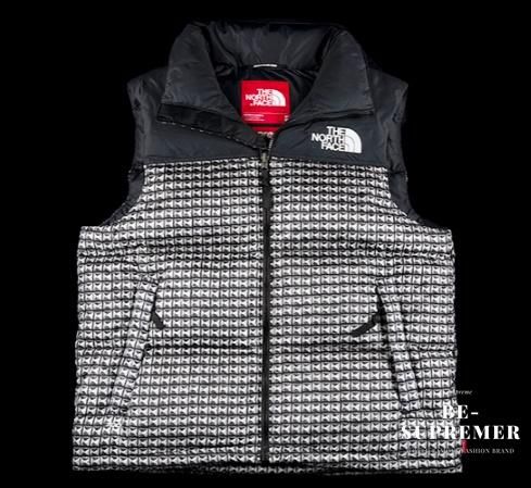 Supreme The North Face Studded Nuptse Vestベストブラック 新品通販 - Be-Supremer