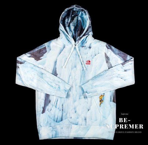 Supreme North Face Ice Climb Hooded