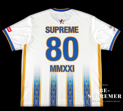 Supreme(シュプリーム) Arabic Logo Soccer Jersey ホワイト Ｔシャツ ...