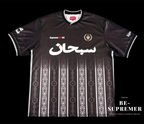 Arabic Logo Soccer Jersey Black Lサイズ