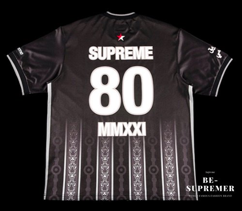 Supreme(シュプリーム) Arabic Logo Soccer Jersey ブラック Ｔシャツ 新品通販 - Be-Supremer