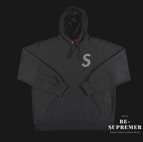 Supreme Swarovski S Logo Hooded Sweatshirt パーカーブラック 新品