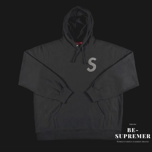 Supreme 2022AW S Logo Hooded Sweatshirt パーカー ブラック 新品通販