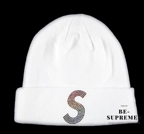 235センチ表記サイズSUPREME シュプリーム 21SS×New Era×Swarovski S Logo Beanie ニューエラ スワロフスキー Sロゴ ビーニー ブラック