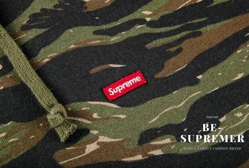 supreme small box hoodedパーカーtiger camo L