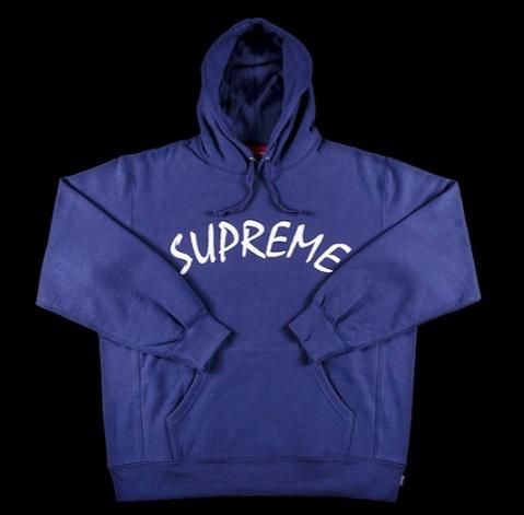 Supreme KAWS Chalk Logo Hooded Sweatshirt パーカーウォッシュ