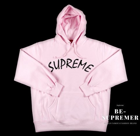 Supreme FTP Arc Hooded Sweatshirt パーカーウォッシュライトピンク