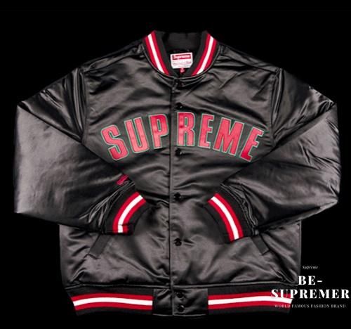 Supreme Satin Varsity Jacket