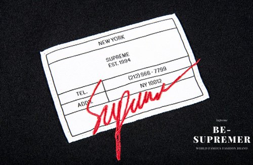 Supreme通販専門店】Supreme(シュプリーム) Signature Label S/S Top T