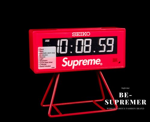 【Supreme通販専門店】Supreme(シュプリーム)Seiko Marathon Clock 時計 レッド新品の通販 - Be-Supremer
