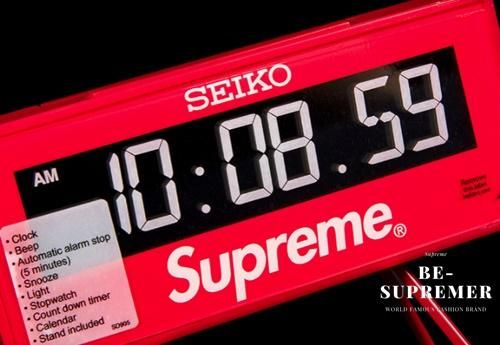 Supreme 21ss Seiko Marathon Clock