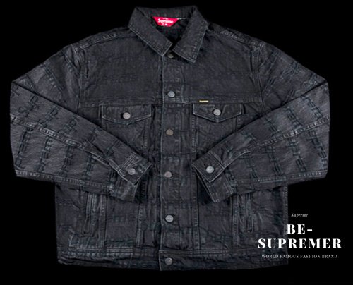 Frayed Logos Denim Trucker Jacket