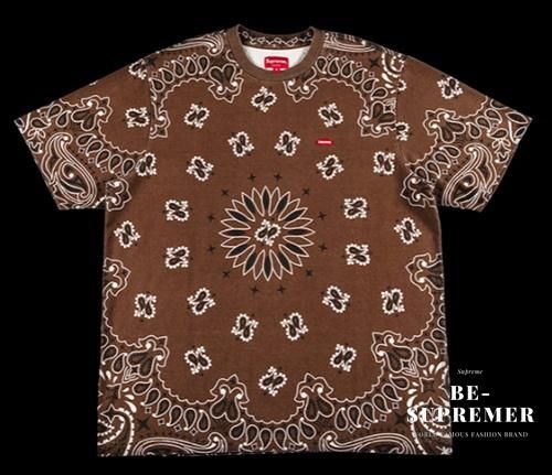 Small Box Tee Brown Bandana XLarge