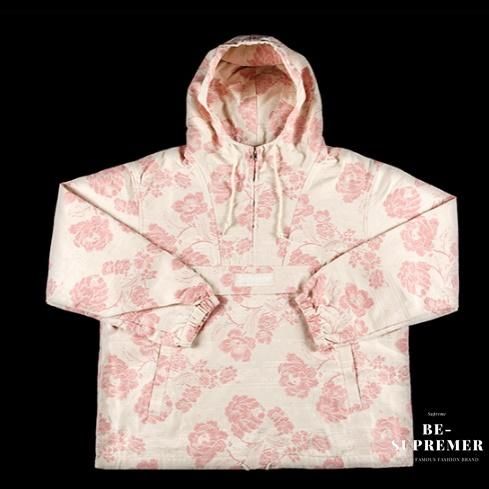 状態【新品】Supreme Floral Tapestry Anorak ピンク - ナイロンジャケット