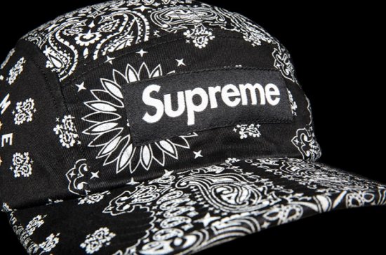 Supreme Bandana Camp Cap キャップ帽子 ブラック新品の通販 - Be-Supremer