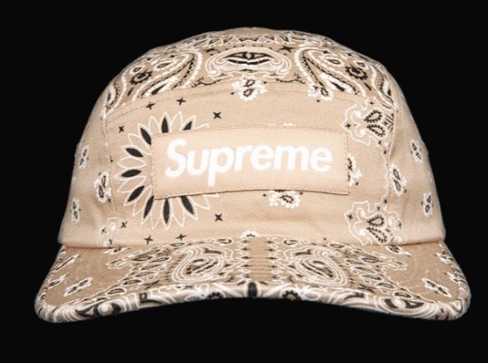 Supreme Bandana Camp Cap キャップ帽子 タン新品の通販 - Be-Supremer
