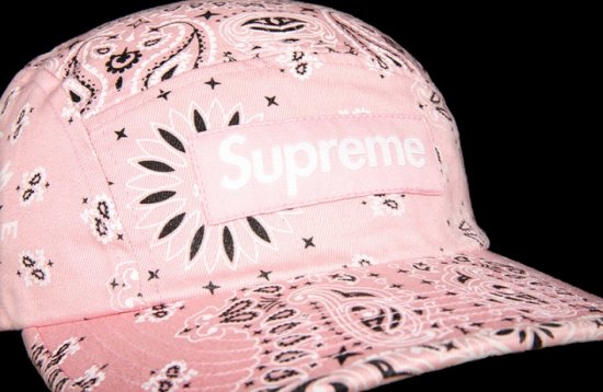 Supreme Bandana Camp Cap キャップ帽子 ピンク新品の通販 - Be-Supremer