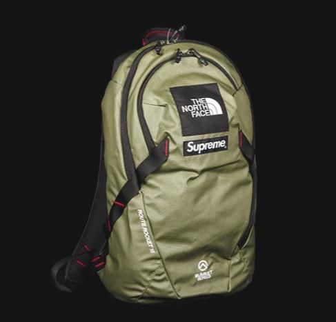 SUPREME シュプリーム 21SS THE NORTH FACE Summit Series Outer Tape Seam Route Rocket Backpack ザノースフェイス バックパック ナイロンリュック カーキ NF0A5IQT224センチマチ