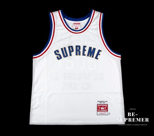 Supreme(シュプリーム) Mitchell u0026 Ness basketball Jersey Tシャツ ホワイト新品の通販 -  Be-Supremer