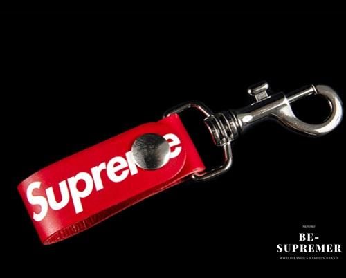 Supreme Leather Key Loop | vrealitybolivia.com