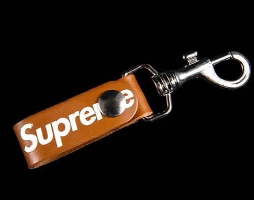 Supreme通販専門店】Supreme Leather Key Loop キーチェイン ブラック 