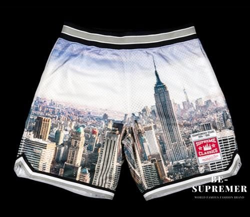 Supreme Mitchell & Ness Basketball Short パンツ スカイライン 新品 ...