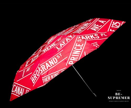 【Supreme通販専門店】Supreme ShedRain Street Signs Umbrella 折り畳み傘 レッド新品通販 -  Be-Supremer