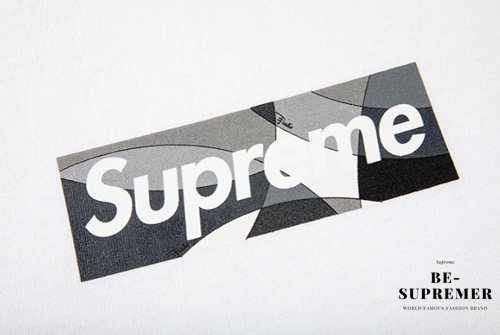 Supreme Emilio Pucci Box Logo Tee Tシャツ ホワイト/ブラック　新品の通販 - Be-Supremer