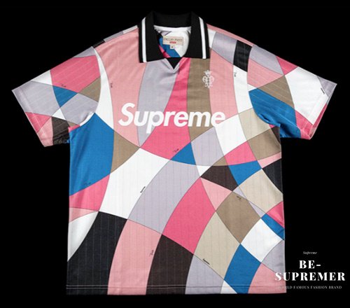 Supreme Emilio Pucci Soccer Jersey Tシャツ ダスティーピンク　新品の通販 - Be-Supremer