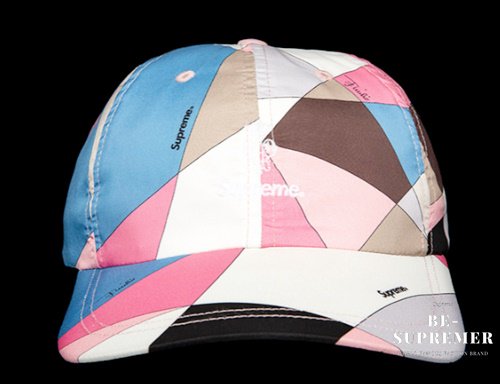 Supreme Emilio Pucci 6Panel Cap キャップ帽子 ブラック新品の通販