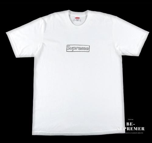 supreme KAWS Chalk Logo Tee