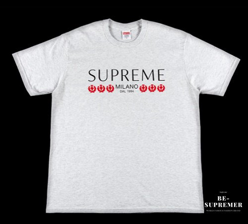 【Supreme通販専門店】Supreme Milano Tee Tシャツ アッシュグレー新品の通販 - Be-Supremer