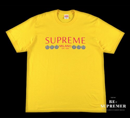 【Supreme通販専門店】Supreme Milano Tee Tシャツ イエロー新品の通販 - Be-Supremer