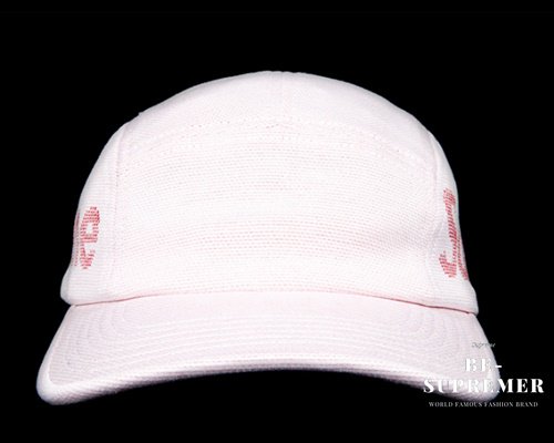 Supreme Jacquard Pique Camp Cap キャップ帽子 ホワイト新品の通販