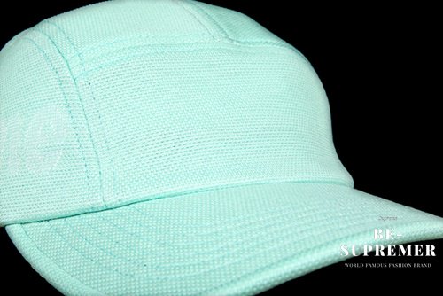 Supreme Jacquard Pique Camp Cap キャップ帽子 ミント新品の