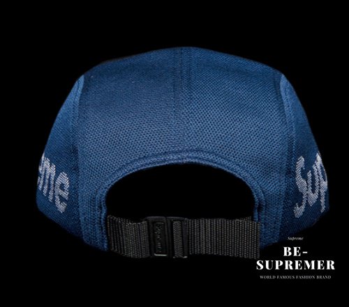 Supreme Jacquard Pique Camp Cap キャップ帽子 ネイビー新品の通販