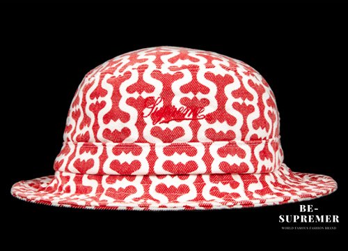 Supreme Twill Crusher Hatハット 帽子 レッドモノグラム新品の通販 - Be-Supremer