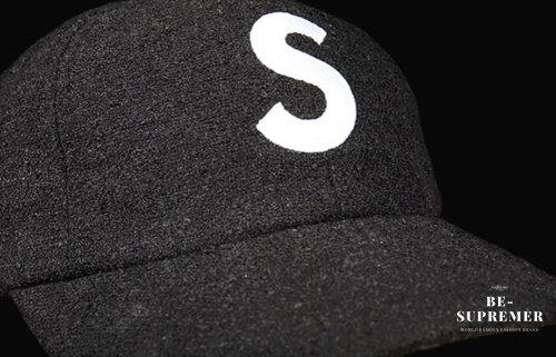 黒 Supreme Terry S Logo 6-Panel Cap Black