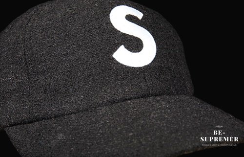 Supreme Terry S Logo 6Panel Cap キャップ帽子 ブラック新品の通販