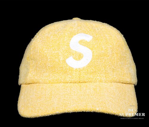 Supreme Terry S Logo 6Panel Cap キャップ帽子 イエロー新品の通販 - Be-Supremer