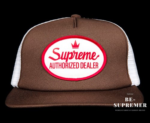 Supreme Authorized Mesh Back 5Panel Cap キャップ帽子 ブラウン新品 ...