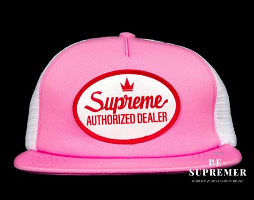 Supreme Authorized Mesh Back 5Panel Cap キャップ帽子 ピンク新品の ...