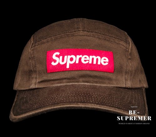 Supreme Washed Chino Camp Cap キャップ帽子 ブラウン新品の通販 - Be-Supremer