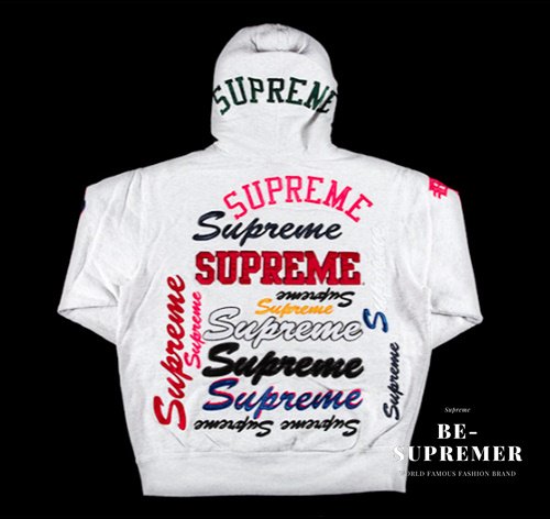 Supreme Multi Logo Hooded Sweatshirt パーカー アッシュグレー 新品通販 - Be-Supremer