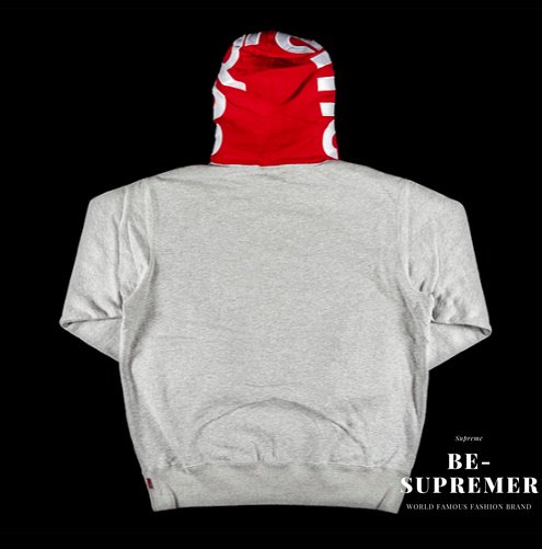 Supreme Contrast Hooded Sweatshirt パーカーヘザーグレー 新品 