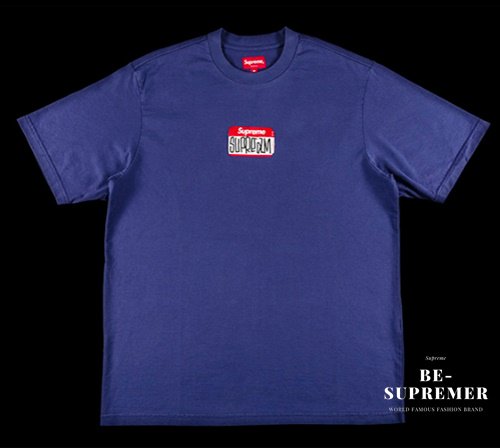 supreme Tシャツ　ネームタグ