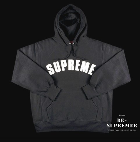 supreme pearl hooded sweatshirt パーカー　L 黒