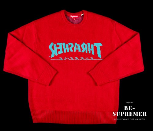 Supreme Thrasher Sweater セーター レッド 新品通販 - Be-Supremer